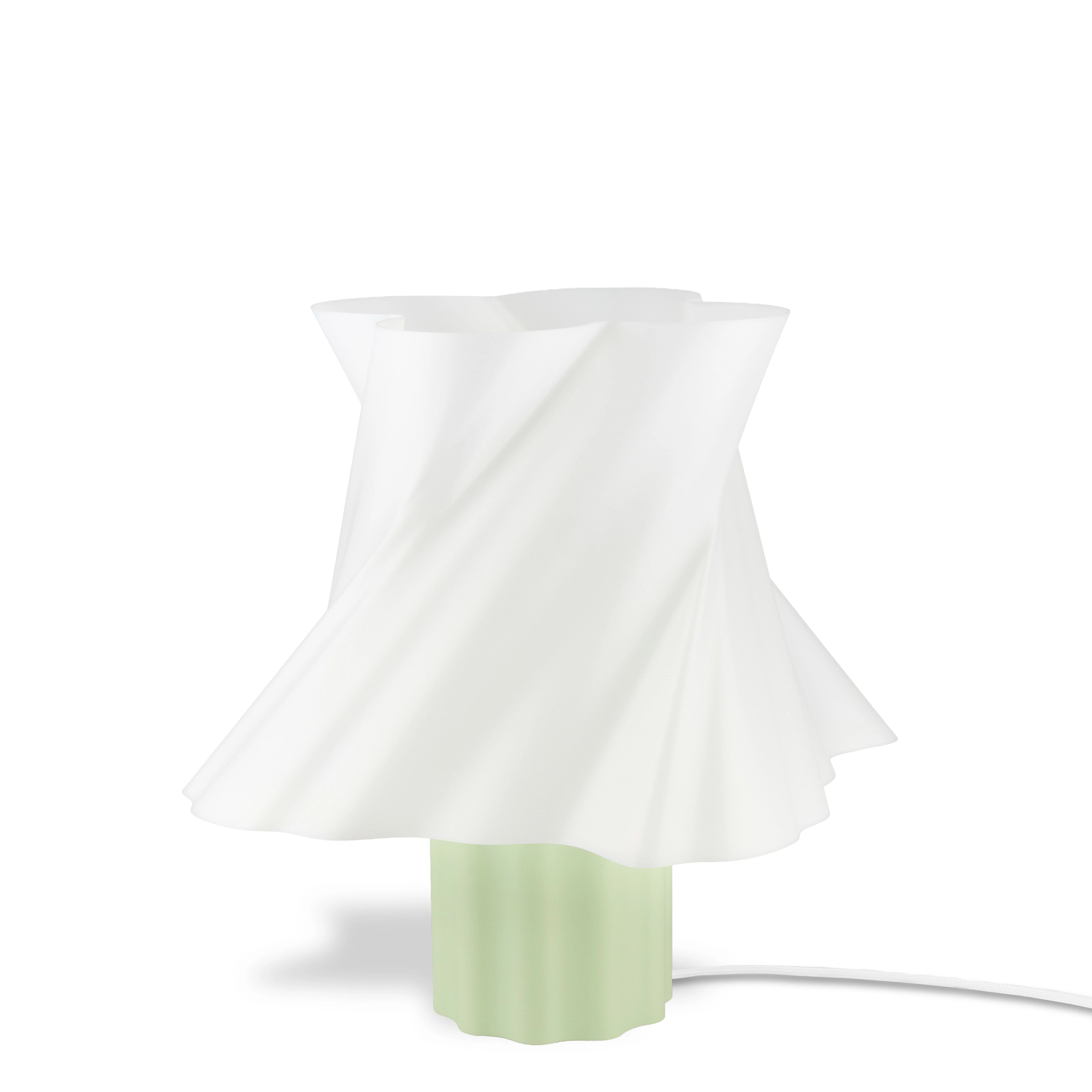 Lampe blanche moyenne taille ambiance décoration — luminaire made in France — LUMY PARIS