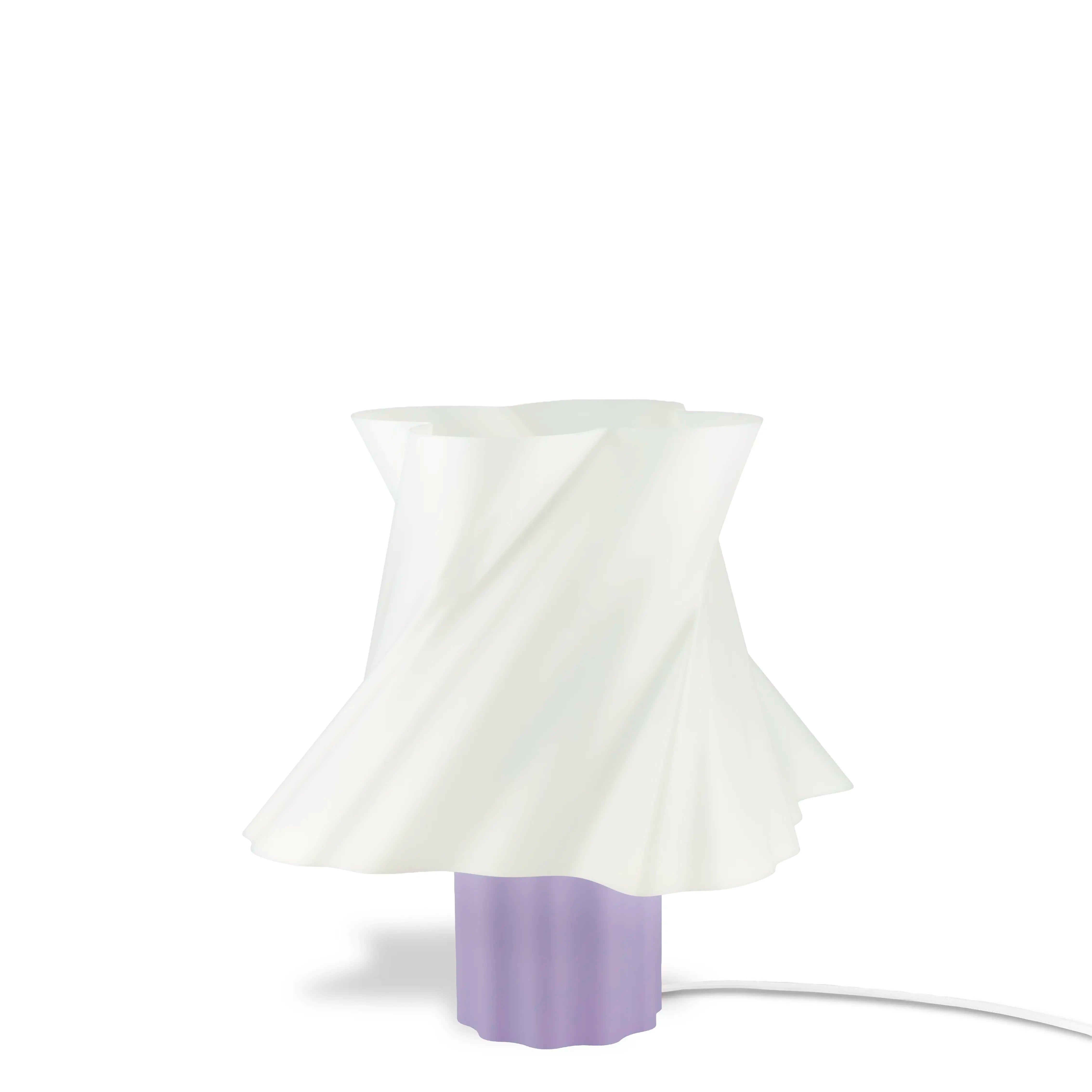 Lampe bicolore blanche et violette — luminaire design made in France — LUMY PARIS