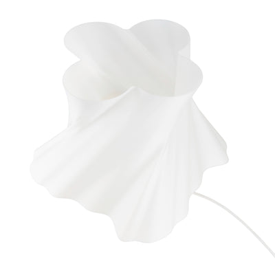 Lampe blanche design taille Grande sur fond blanc — lampe à poser made in France — LUMY PARIS