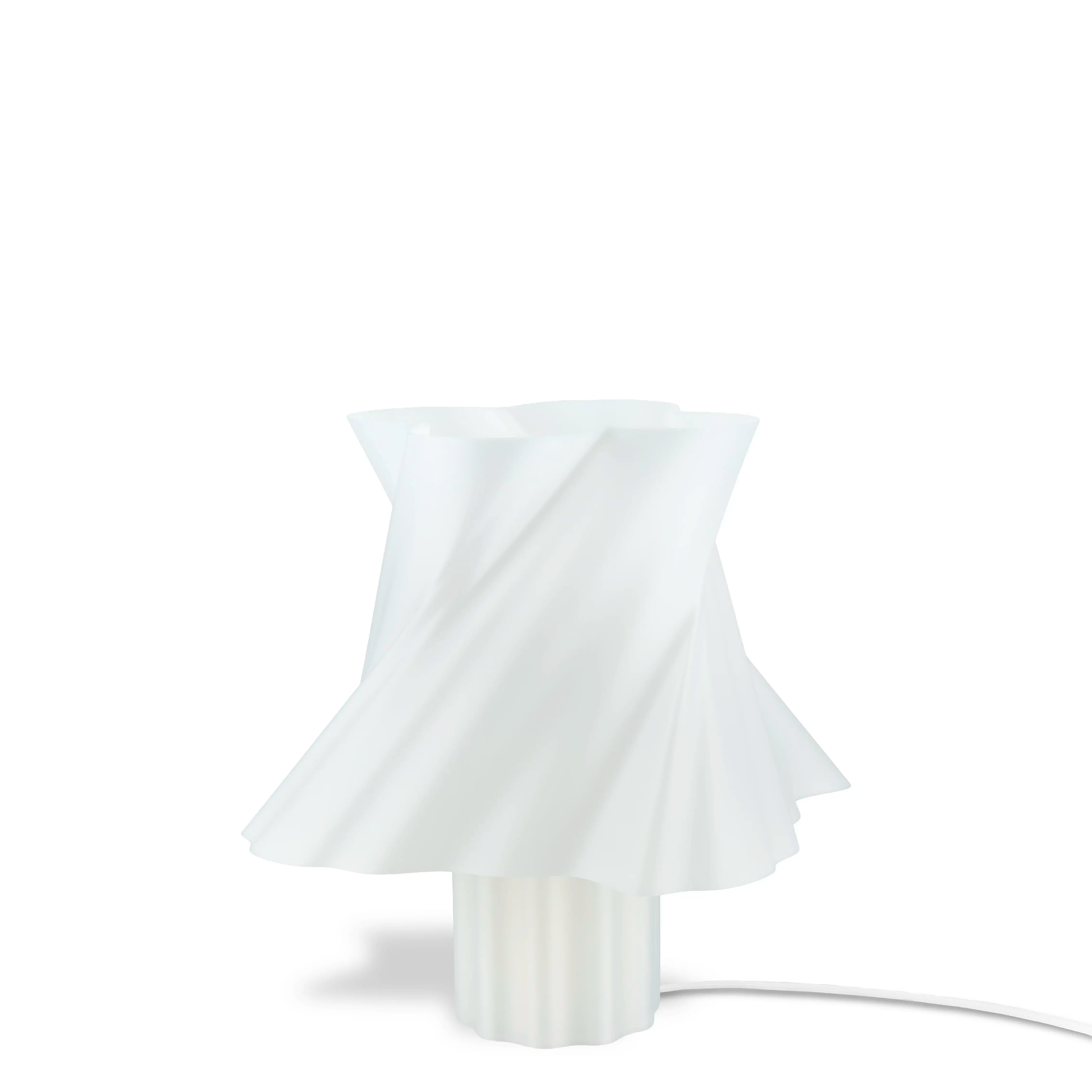 Lampe blanche design dans un intérieur contemporain — luminaire made in France — LUMY PARIS