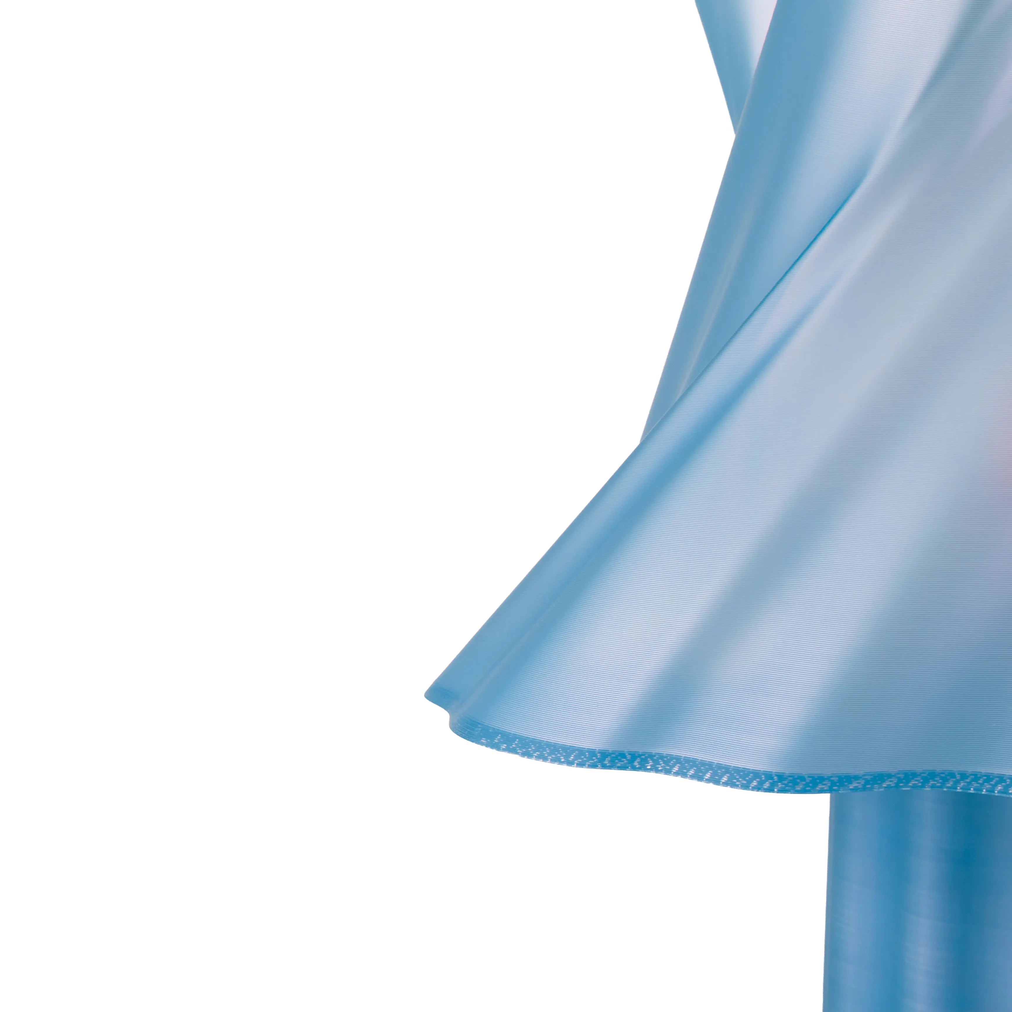 Lampe bleue design créant une ambiance cosy dans un intérieur — luminaire made in France — LUMY PARIS