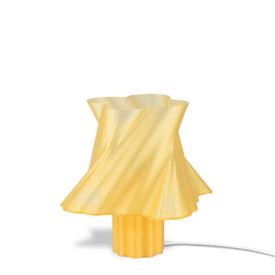 Lampe dorée champagne design taille Moyenne sur fond blanc — lampe à poser made in France — LUMY PARIS