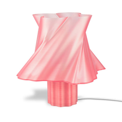 Grande lampe rose design, ambiance douce — luminaire made in France — LUMY PARIS
