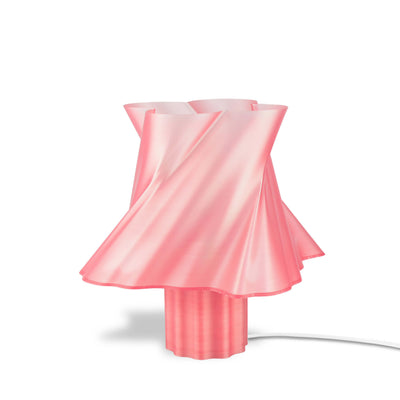 Lampe rose pastel moyenne taille dans un intérieur chic — luminaire made in France — LUMY PARIS