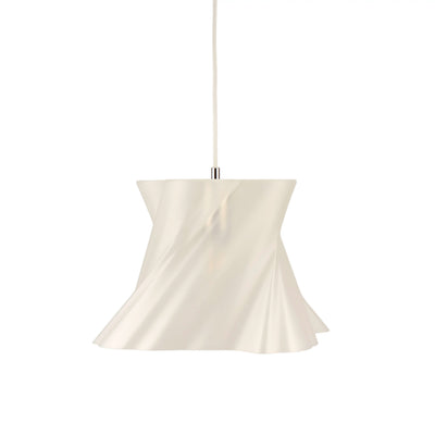 Suspension crème ivoire design sur fond blanc — lustre made in France — LUMY PARIS