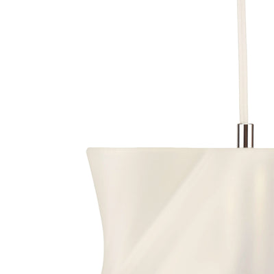 Suspension crème dans un intérieur design — lustre made in France — LUMY PARIS