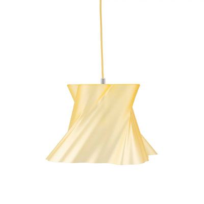 Suspension dorée champagne design sur fond blanc — lustre made in France — LUMY PARIS